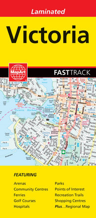 Buy map Victoria Fast Track Laminated Map