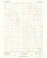 Abarr Colorado Historical topographic map, 1:24000 scale, 7.5 X 7.5 Minute, Year 1974