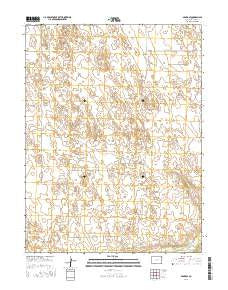 Abarr SE Colorado Current topographic map, 1:24000 scale, 7.5 X 7.5 Minute, Year 2016