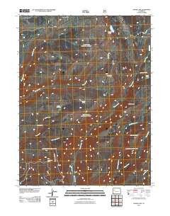 Adams Lake Colorado Historical topographic map, 1:24000 scale, 7.5 X 7.5 Minute, Year 2011