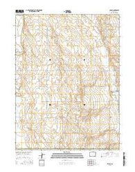 Adena Colorado Current topographic map, 1:24000 scale, 7.5 X 7.5 Minute, Year 2016