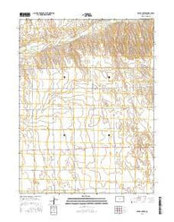 Adler Creek Colorado Current topographic map, 1:24000 scale, 7.5 X 7.5 Minute, Year 2016