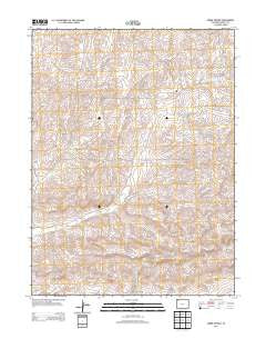 Adobe Springs Colorado Historical topographic map, 1:24000 scale, 7.5 X 7.5 Minute, Year 2013
