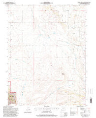 Agate Mountain Colorado Historical topographic map, 1:24000 scale, 7.5 X 7.5 Minute, Year 1994