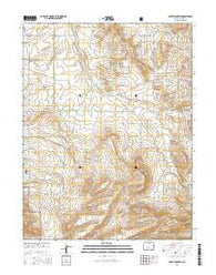 Agate Mountain Colorado Current topographic map, 1:24000 scale, 7.5 X 7.5 Minute, Year 2016