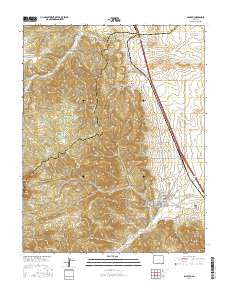 Aguilar Colorado Current topographic map, 1:24000 scale, 7.5 X 7.5 Minute, Year 2016
