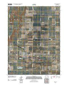Akron Colorado Historical topographic map, 1:24000 scale, 7.5 X 7.5 Minute, Year 2010