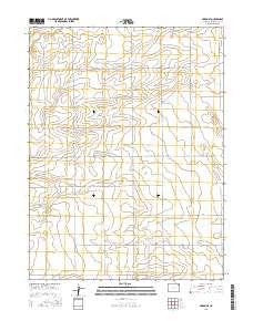 Akron SE Colorado Current topographic map, 1:24000 scale, 7.5 X 7.5 Minute, Year 2016