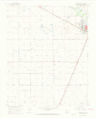 Alamosa West Colorado Historical topographic map, 1:24000 scale, 7.5 X 7.5 Minute, Year 1966