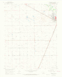 Alamosa West Colorado Historical topographic map, 1:24000 scale, 7.5 X 7.5 Minute, Year 1966