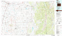 Alamosa Colorado Historical topographic map, 1:100000 scale, 30 X 60 Minute, Year 1983