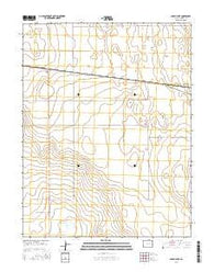 Alkali Lake Colorado Current topographic map, 1:24000 scale, 7.5 X 7.5 Minute, Year 2016