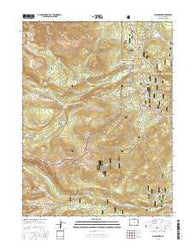 Allenspark Colorado Current topographic map, 1:24000 scale, 7.5 X 7.5 Minute, Year 2016