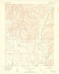 Allison Colorado Historical topographic map, 1:24000 scale, 7.5 X 7.5 Minute, Year 1954