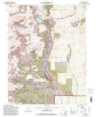 Alma Colorado Historical topographic map, 1:24000 scale, 7.5 X 7.5 Minute, Year 1994