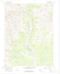 Alma Colorado Historical topographic map, 1:24000 scale, 7.5 X 7.5 Minute, Year 1970