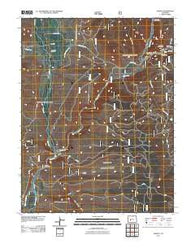 Almont Colorado Historical topographic map, 1:24000 scale, 7.5 X 7.5 Minute, Year 2011