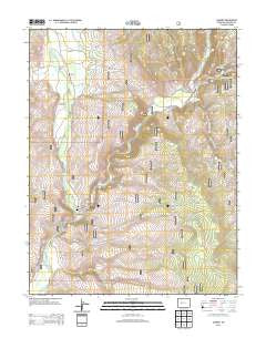 Almont Colorado Historical topographic map, 1:24000 scale, 7.5 X 7.5 Minute, Year 2013