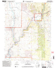 Almont Colorado Historical topographic map, 1:24000 scale, 7.5 X 7.5 Minute, Year 2001