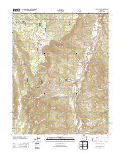 Alpine Plateau Colorado Historical topographic map, 1:24000 scale, 7.5 X 7.5 Minute, Year 2013