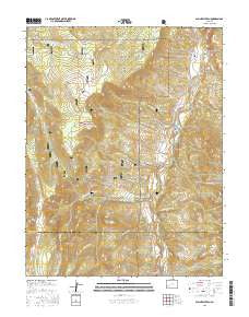 Alpine Plateau Colorado Current topographic map, 1:24000 scale, 7.5 X 7.5 Minute, Year 2016