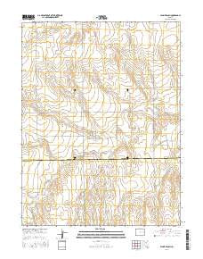 Alpine Ranch Colorado Current topographic map, 1:24000 scale, 7.5 X 7.5 Minute, Year 2016