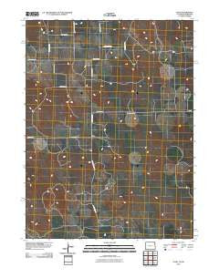 Alvin Colorado Historical topographic map, 1:24000 scale, 7.5 X 7.5 Minute, Year 2010