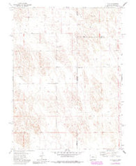 Alvin Colorado Historical topographic map, 1:24000 scale, 7.5 X 7.5 Minute, Year 1971