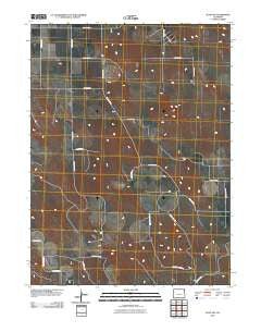 Alvin NW Colorado Historical topographic map, 1:24000 scale, 7.5 X 7.5 Minute, Year 2010