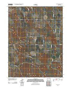 Alvin SW Colorado Historical topographic map, 1:24000 scale, 7.5 X 7.5 Minute, Year 2010