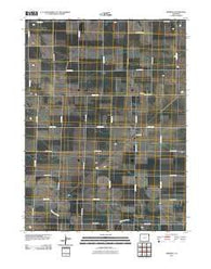 Amherst Colorado Historical topographic map, 1:24000 scale, 7.5 X 7.5 Minute, Year 2010