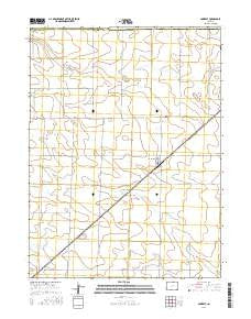 Amherst Colorado Current topographic map, 1:24000 scale, 7.5 X 7.5 Minute, Year 2016