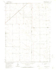 Amherst NE Colorado Historical topographic map, 1:24000 scale, 7.5 X 7.5 Minute, Year 1962