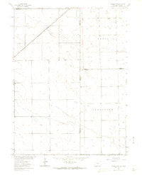 Amherst NE Colorado Historical topographic map, 1:24000 scale, 7.5 X 7.5 Minute, Year 1962