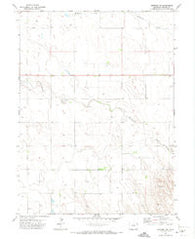 Amherst SW Colorado Historical topographic map, 1:24000 scale, 7.5 X 7.5 Minute, Year 1971