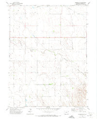 Amherst SW Colorado Historical topographic map, 1:24000 scale, 7.5 X 7.5 Minute, Year 1971