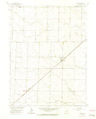 Amherst Colorado Historical topographic map, 1:24000 scale, 7.5 X 7.5 Minute, Year 1962