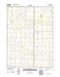 Amherst NE Colorado Historical topographic map, 1:24000 scale, 7.5 X 7.5 Minute, Year 2013
