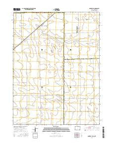 Amherst NE Colorado Current topographic map, 1:24000 scale, 7.5 X 7.5 Minute, Year 2016