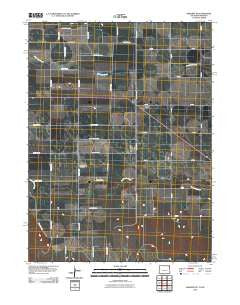 Amherst SE Colorado Historical topographic map, 1:24000 scale, 7.5 X 7.5 Minute, Year 2010