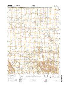 Amherst SE Colorado Current topographic map, 1:24000 scale, 7.5 X 7.5 Minute, Year 2016