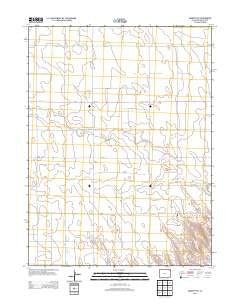Amherst SW Colorado Historical topographic map, 1:24000 scale, 7.5 X 7.5 Minute, Year 2013