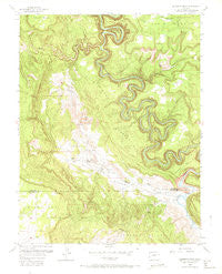 Anderson Mesa Colorado Historical topographic map, 1:24000 scale, 7.5 X 7.5 Minute, Year 1960