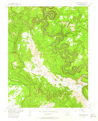 Anderson Mesa Colorado Historical topographic map, 1:24000 scale, 7.5 X 7.5 Minute, Year 1960