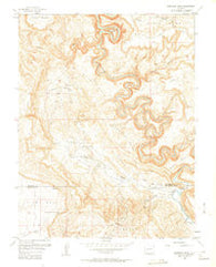 Anderson Mesa Colorado Historical topographic map, 1:24000 scale, 7.5 X 7.5 Minute, Year 1960