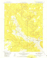 Anderson Mesa Colorado Historical topographic map, 1:24000 scale, 7.5 X 7.5 Minute, Year 1950