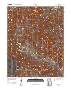 Anderson Mesa Colorado Historical topographic map, 1:24000 scale, 7.5 X 7.5 Minute, Year 2011