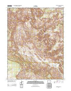 Anderson Mesa Colorado Historical topographic map, 1:24000 scale, 7.5 X 7.5 Minute, Year 2013