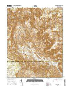 Anderson Mesa Colorado Current topographic map, 1:24000 scale, 7.5 X 7.5 Minute, Year 2016