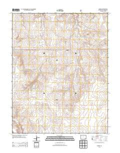 Andrix Colorado Historical topographic map, 1:24000 scale, 7.5 X 7.5 Minute, Year 2013